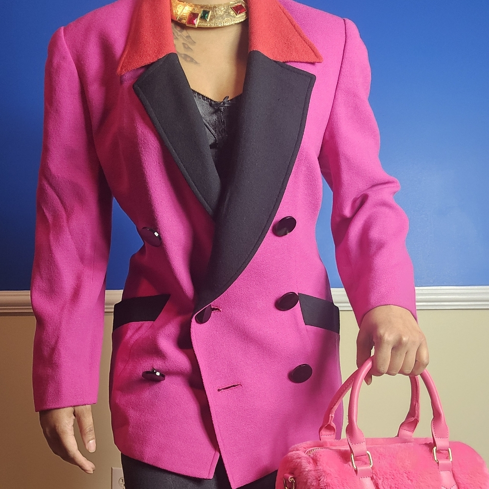 Pink Vintage Blzer